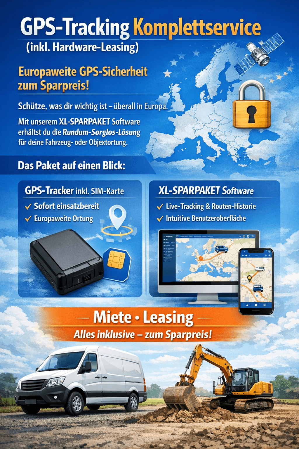 Europaweite GPS-Sicherheit zum Sparpreis!