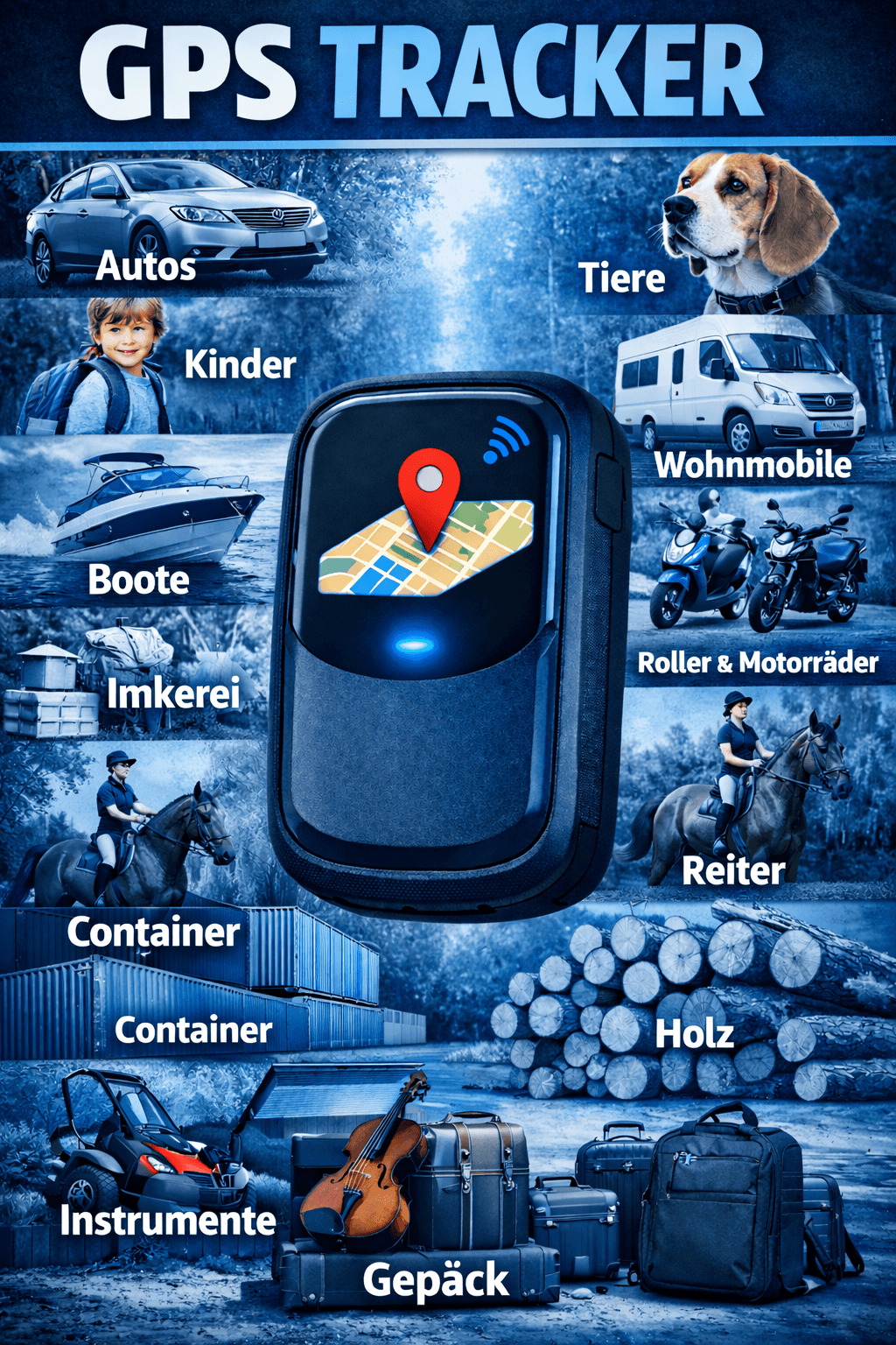 Mobiler 4G GPS-Tracker ohne Abo