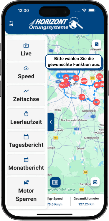 Advanced GPS tracker app features