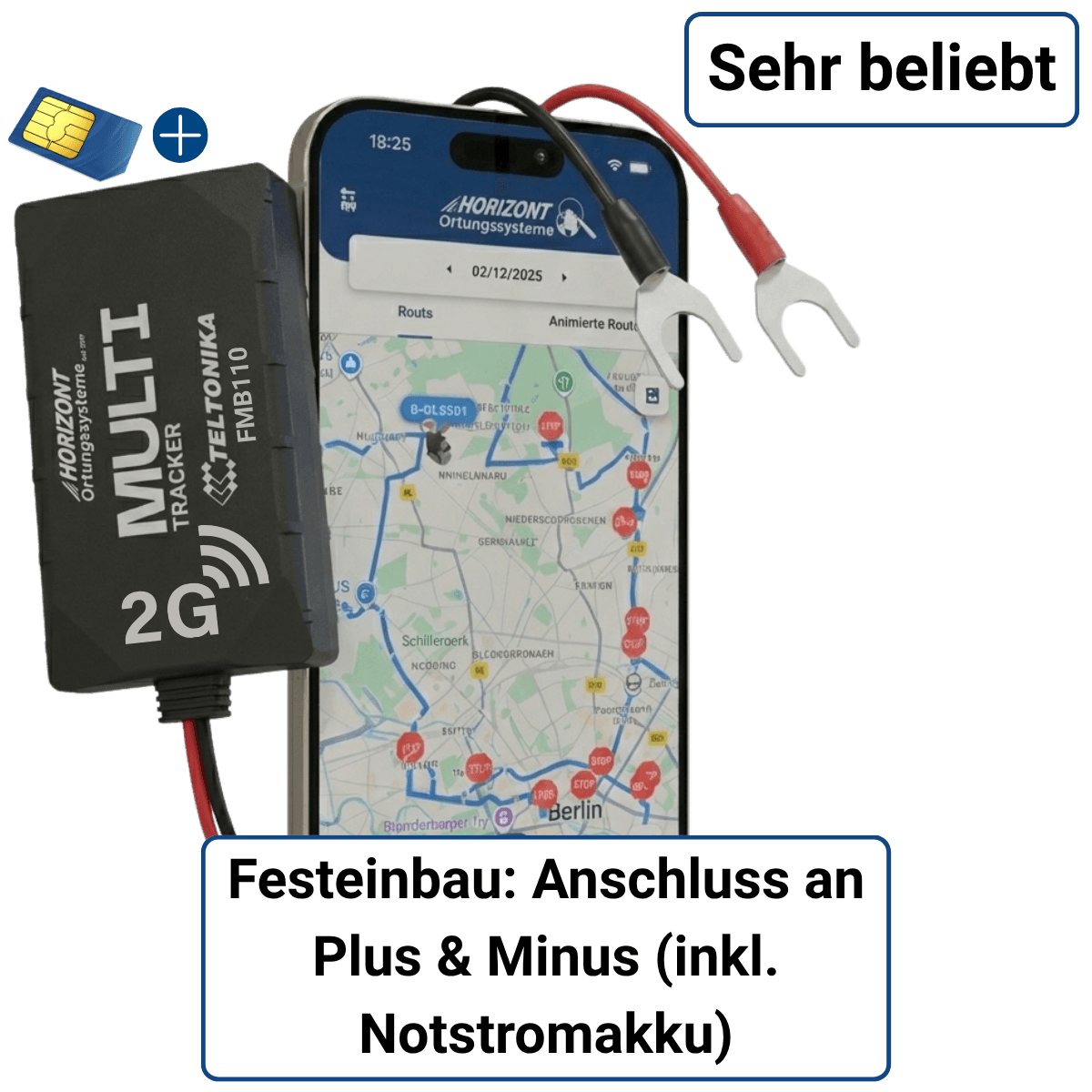2G Basic | for Cars, Trucks & Motorhomes - GPS Tracker für Fahrzeuge