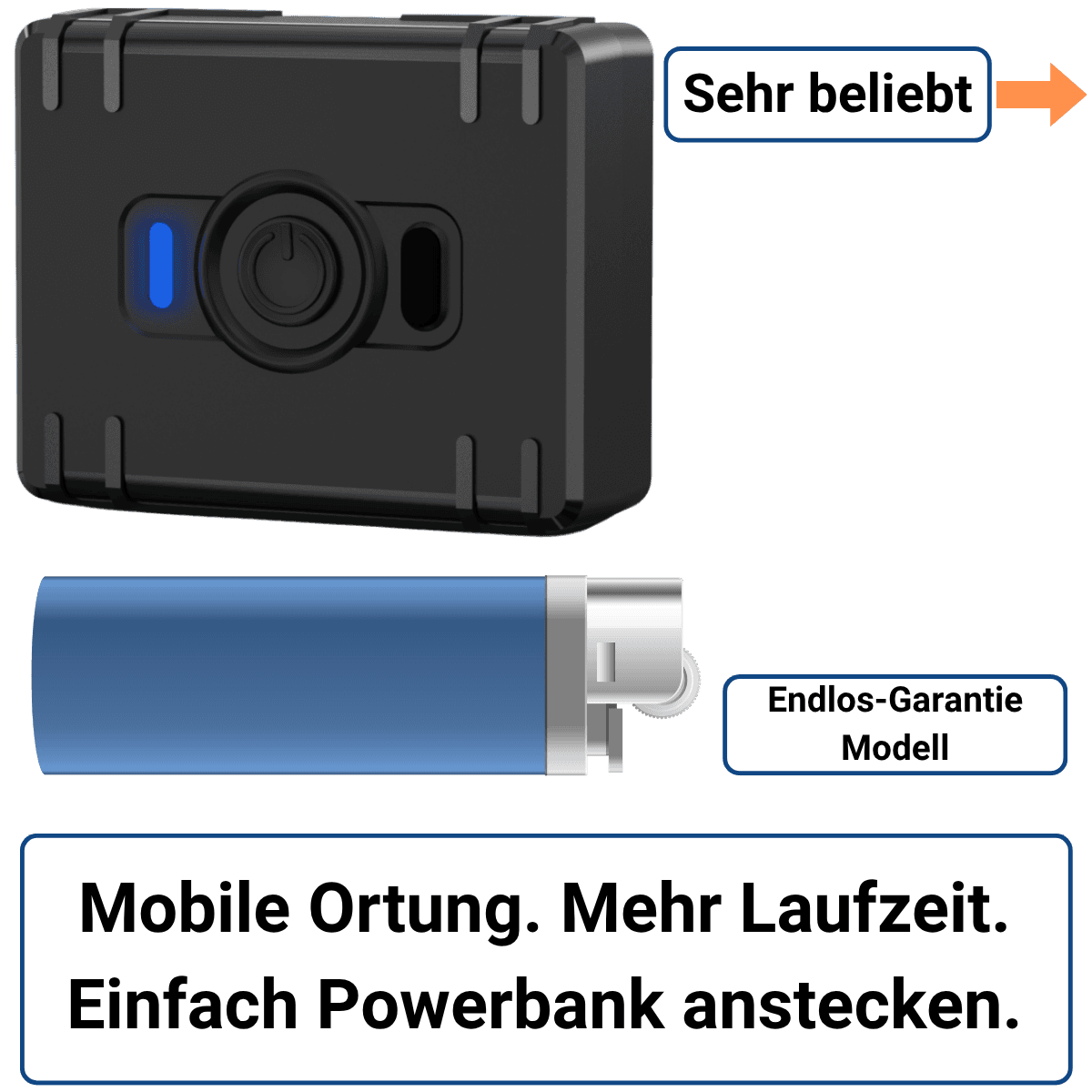 4G Akku Mobil | ink.12 Monate Lizenz | 4G LTE mit Akku - GPS Tracker für Fahrzeuge