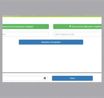 Live Orten - Geplante Streckenanzeige und GPS Fahrzeugortungssystem